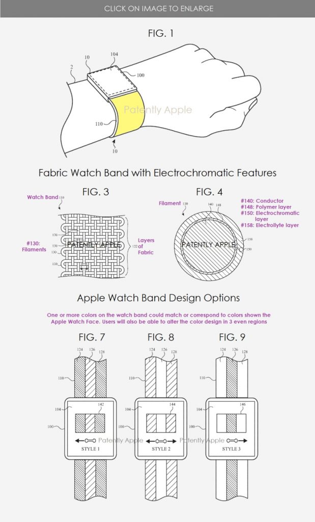 Apple Watch band patent