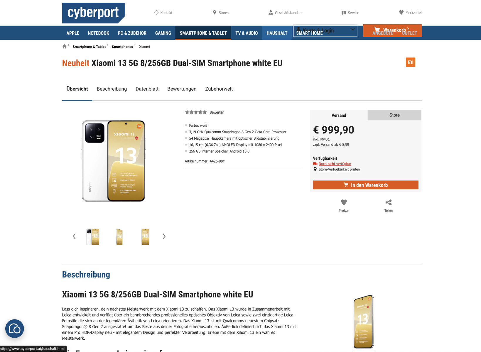 Xiaomi 13 & 13 Pro Price, Specs & Color Options Revealed Through Retail ...