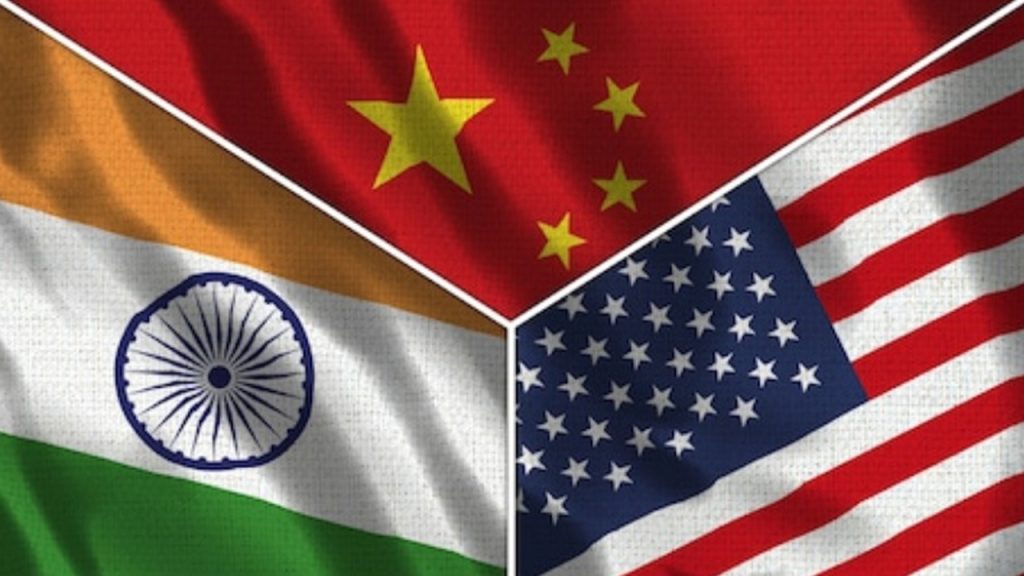 US and India vs China