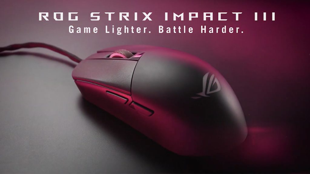 ASUS ROG Strix Impact III Wired Gaming Mouse Launched In India - Gizmochina
