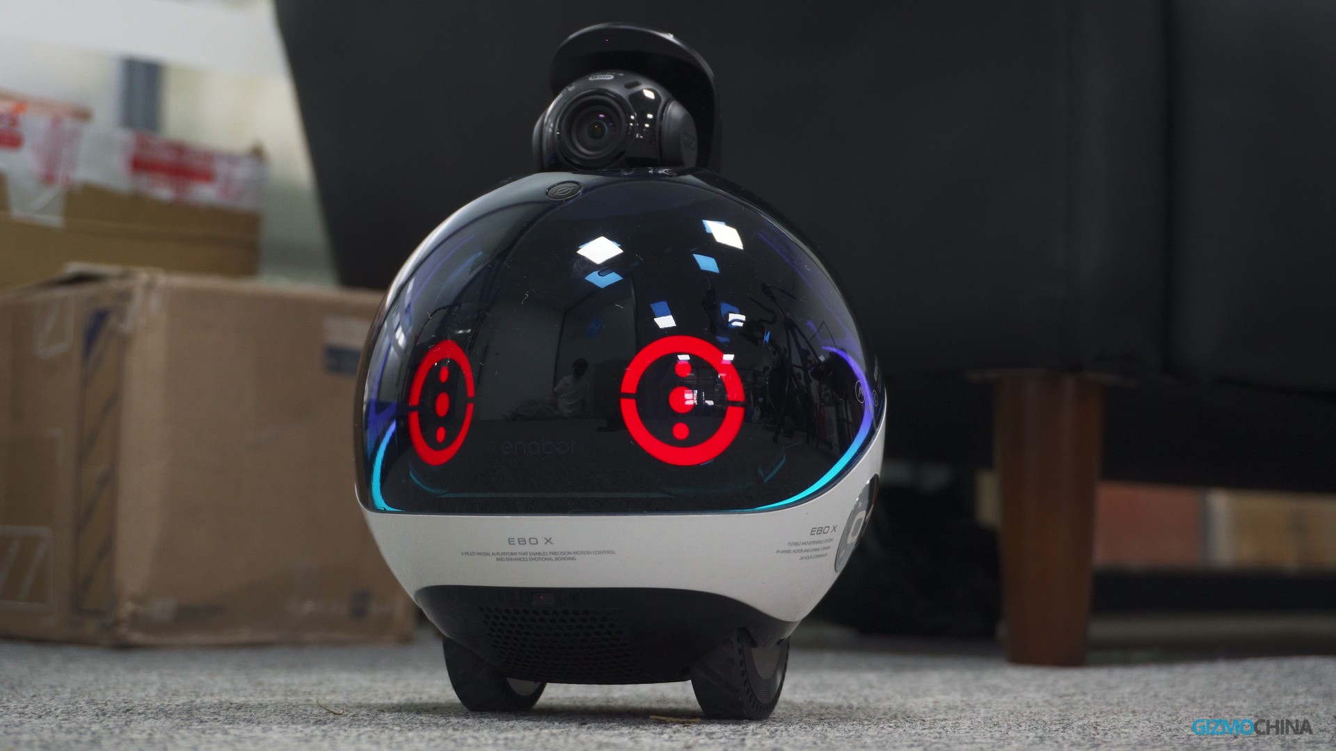 Enabot EBO X Smart Home Robot Review: Looks like a BB-8! - Gizmochina