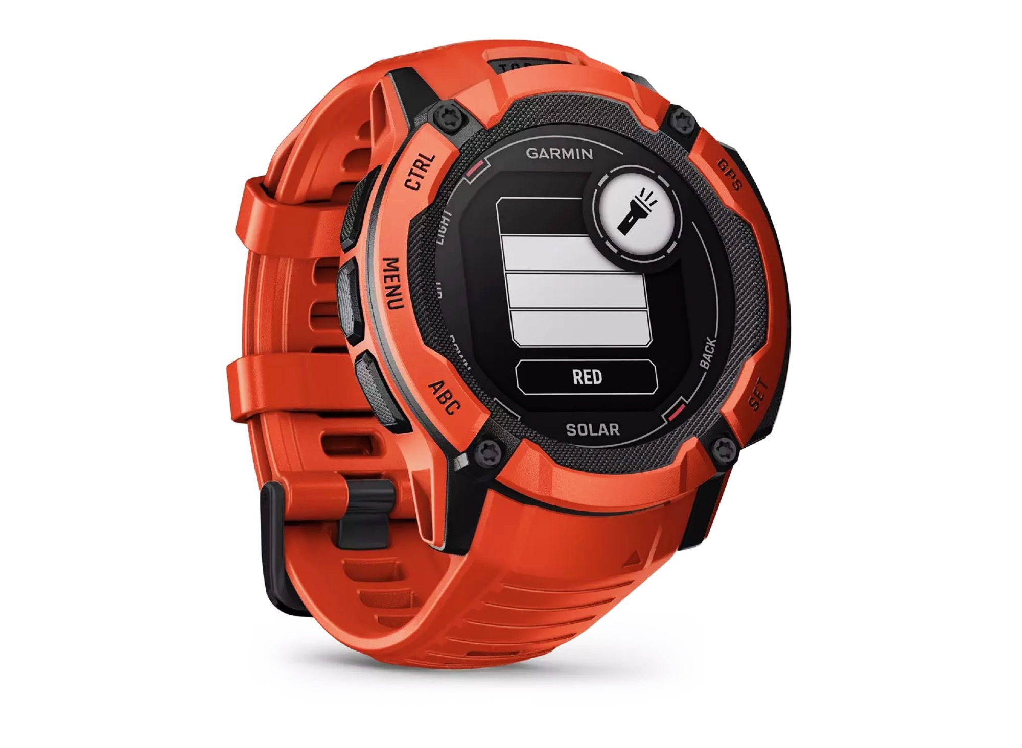 Garmin Instinct 2X Solar with a powerefficient display, solar charging