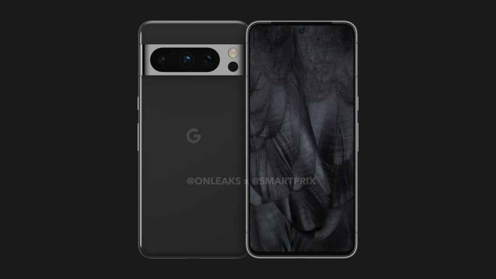 Google Pixel 8 Pro CAD renders by OnLeaks / SmartPrix