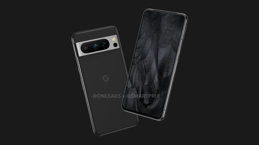 Google Pixel 8 Pro CAD renders by OnLeaks / SmartPrix