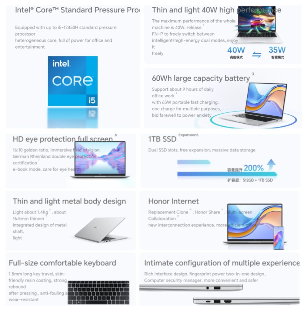 Honor MagicBook X 14/16 Pro Series Notebooks Released in China - Gizmochina