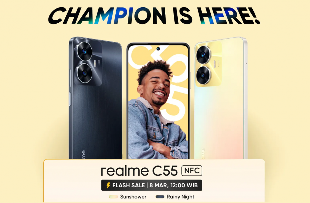 Realme C55 Will Officially Debut In Indonesia On March 7 256gb Storage Realme C55 Will Officially Debut In Indonesia On March 7 256gb Storage