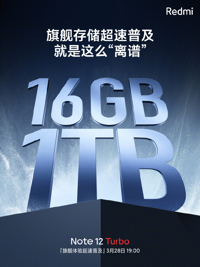 Redmi Note 12 Turbo 5G Teaser