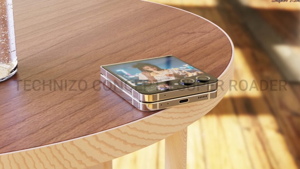 Samsung Galaxy Z Flip 5 concept by SuperRoader 