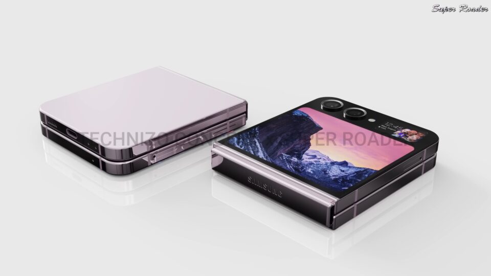 Samsung Galaxy Z Flip 5 concept by SuperRoader