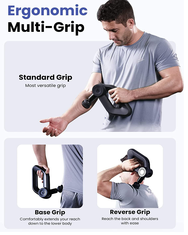 Bob and Brad D6 Pro Highest Amplitude Massage Gun Perfect for Deep