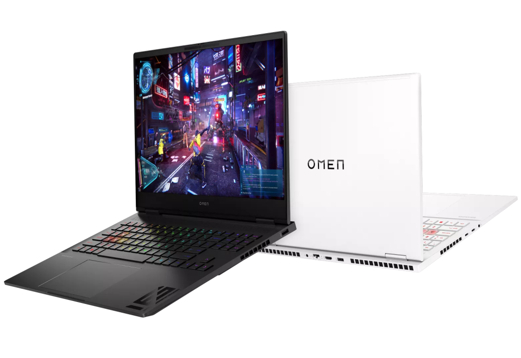 HP Omen Transcend 16 gaming laptop with miniLED screen, slim and