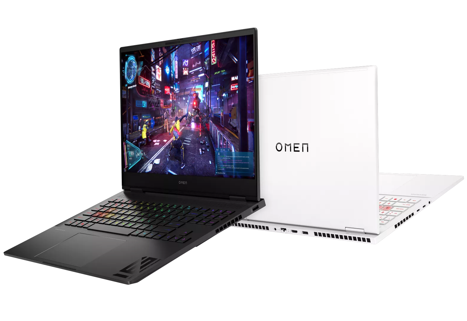 HP Omen Transcend 16 gaming laptop with miniLED screen, slim and