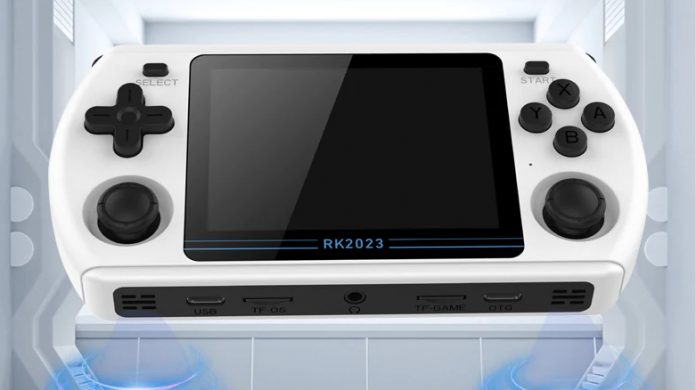 Powkiddy RK2023 Handheld Game 3.5-inch IPS High-clear Screen Open Source Game Console Powkiddy RK2023 Handheld Game 3.5-inch IPS High-clear Screen Open Source Game Console