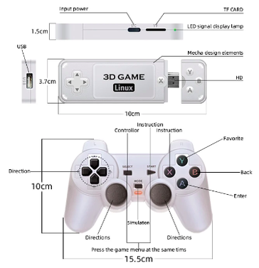Powkiddy Y6 tiny TV stick