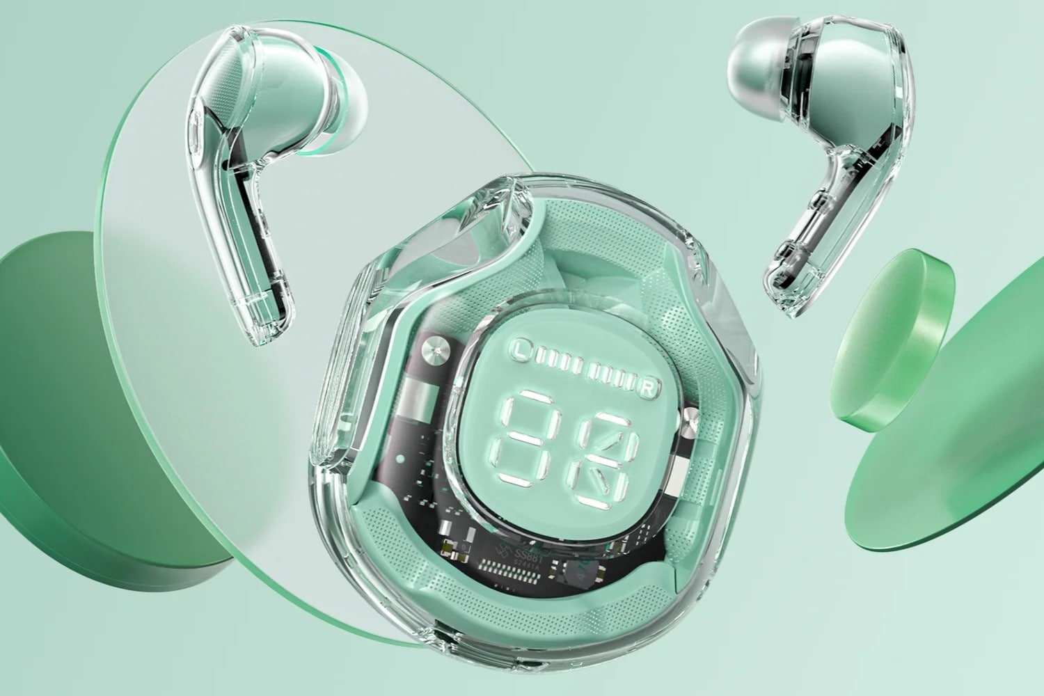 Acefast Crystal 2 T8 transparent earbuds now available on Amazon ...