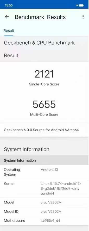 Dimensity 9200 Plus GeekBench V6