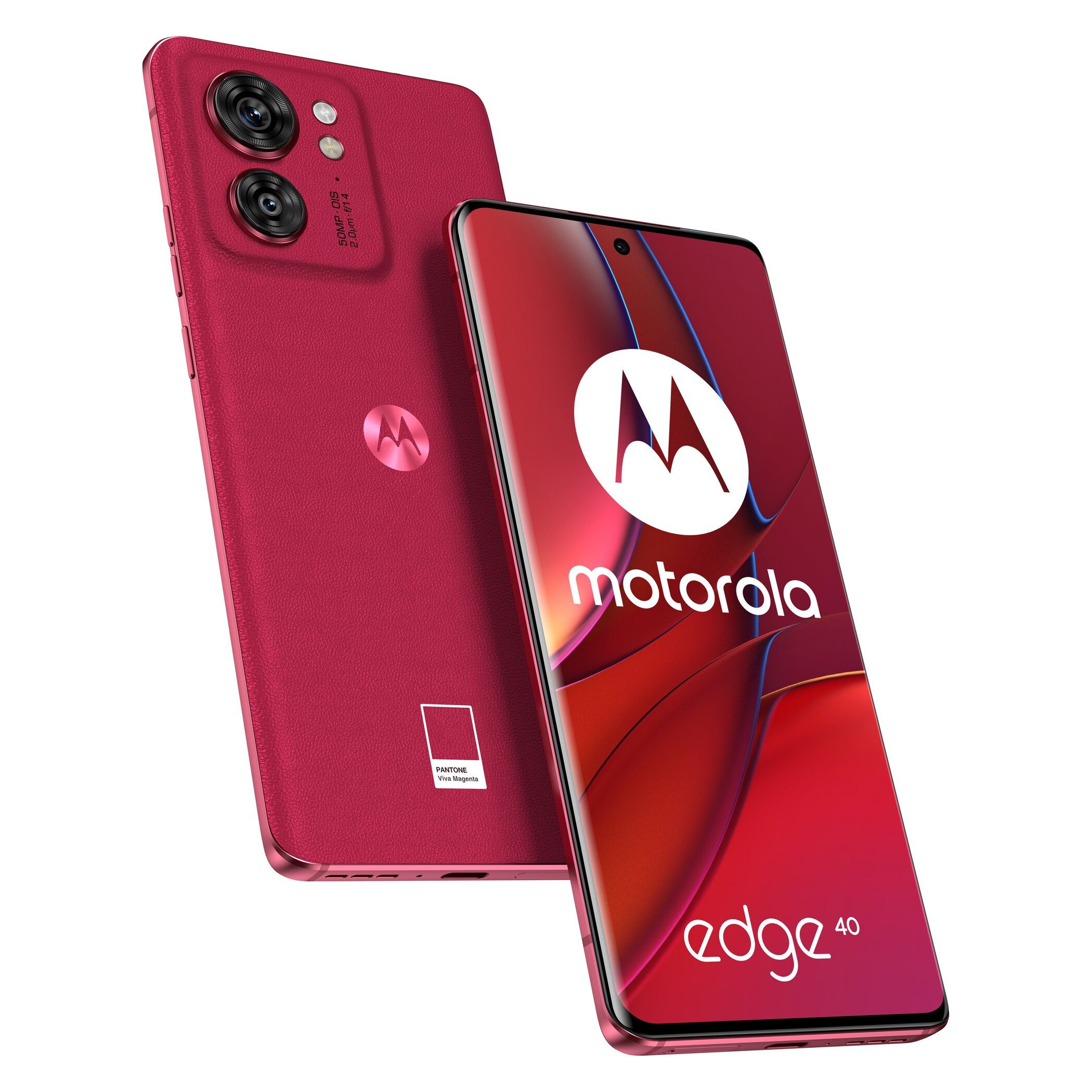 Motorola Edge 40 render red
