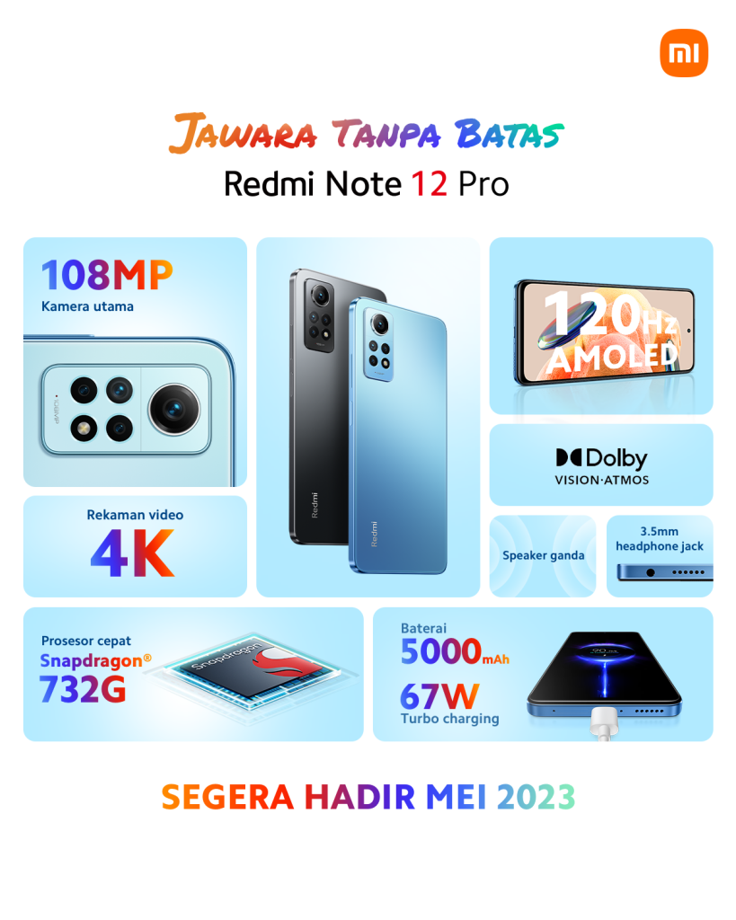 Redmi Note 12 Pro 4G key specs
