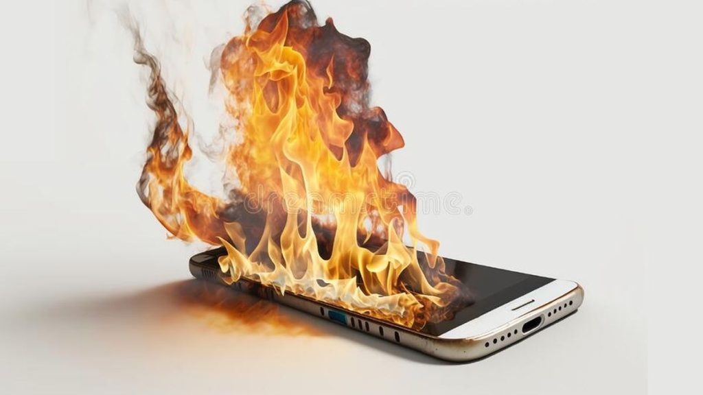 Smartphone explosion-