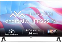 iFFALCON S53 32-inch Android TV With 24W Speakers Launched In India