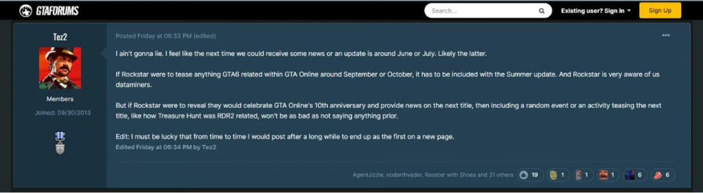 Again GTA 6 fans are hopeful 'what if' the trailer reveal is