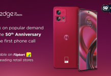 Motorola Edge 30 Fusion Viva Magenta edition relaunched at 50th Anniversary of the first phone call Motorola