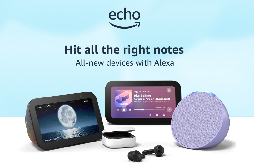 Amazon Echo Pop, Echo Show 5, and Echo Show 5 Kids Smart Speakers
