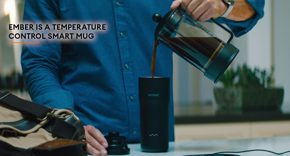 Apple Ember Temperature-Controlled Travel Mug