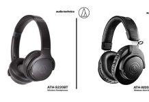 Audio Technica ATH-M20XBT, ATH-S220BT Bluetooth Headphones With 60-Hour Battery Life Launched In India