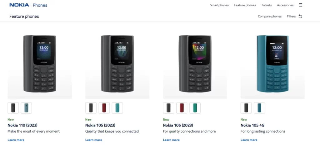 Nokia launches the Nokia 106 (2023) alongside refreshed versions of the ...