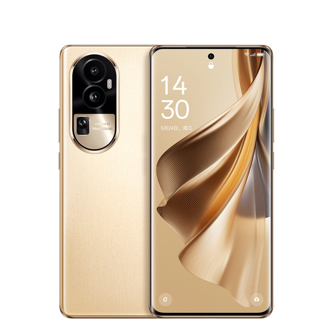 OPPO Reno 10 Pro Render Gold