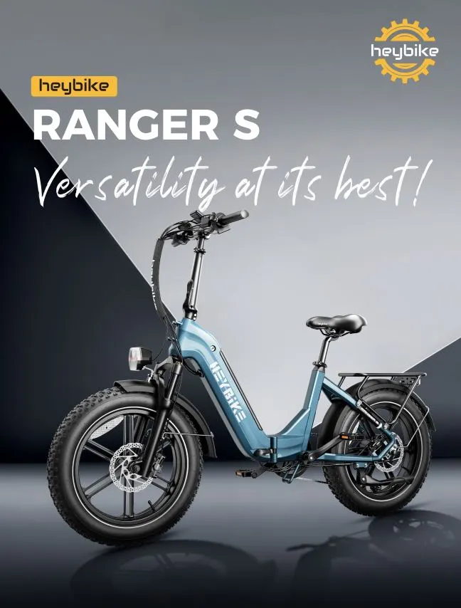 Heybike Ranger S fat-tire folding e-bike