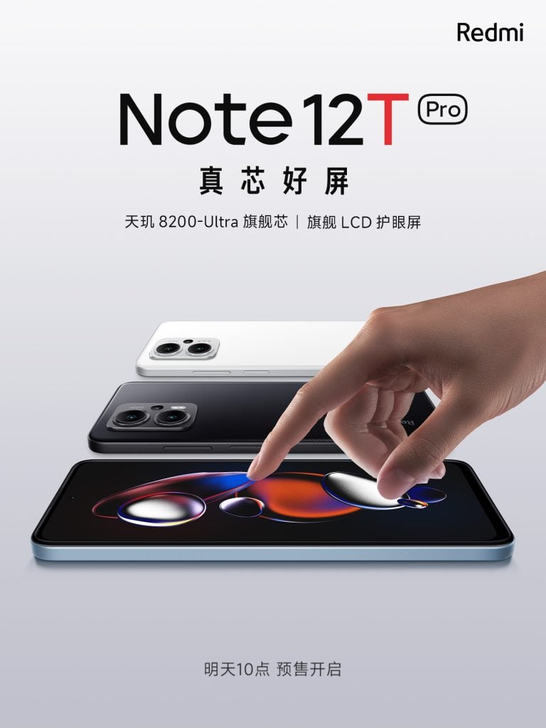 Áp phích Redmi Note 12T Pro