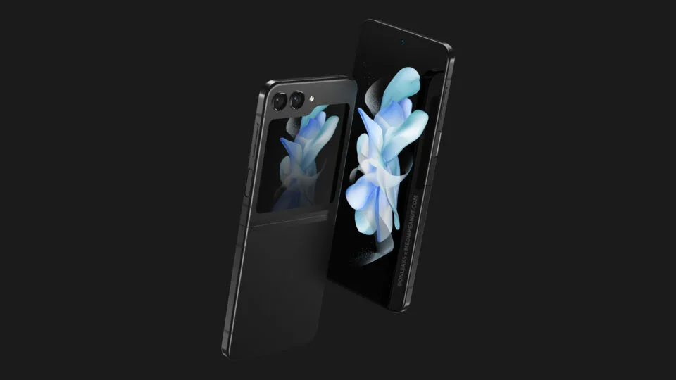 Samsung Galaxy Z Flip 5 CAD renders