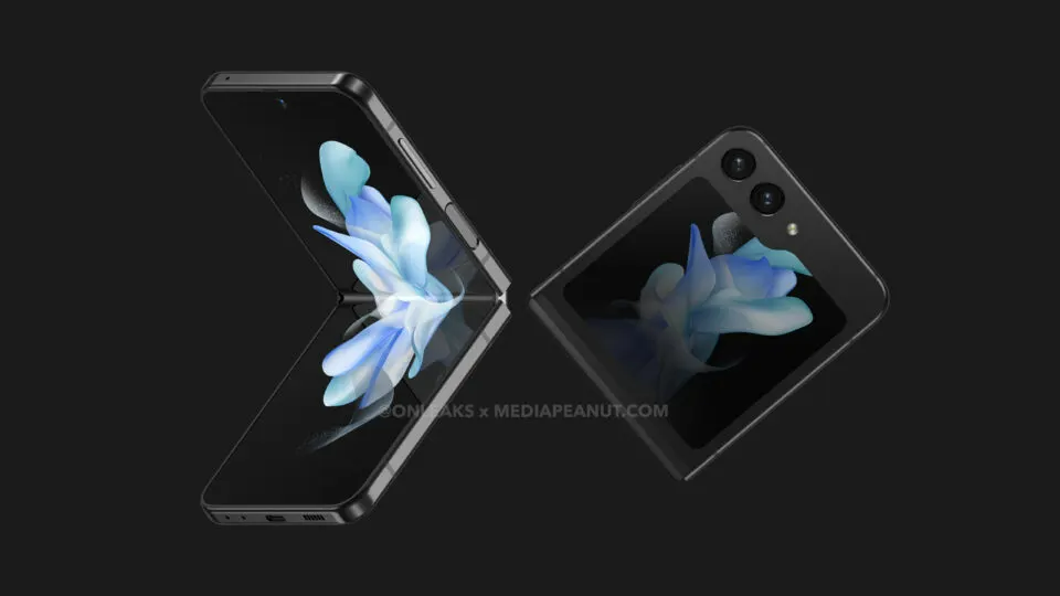 Samsung Galaxy Z Flip 5 CAD renders