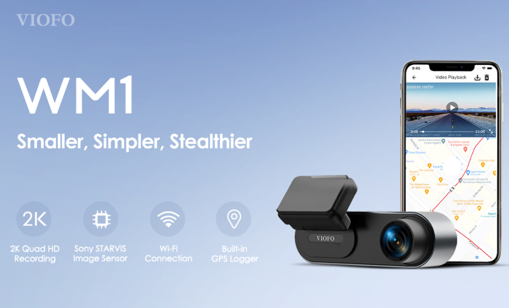 VIOFO WM1 Dash Cam Offers a safe and secure driving experience