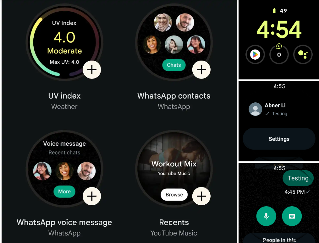 Whatsapp wear OS 3