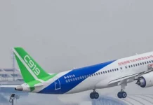 China’s first locally manufactured passenger plane – the C919 completes its maiden commercial flight China C919 Jetliner