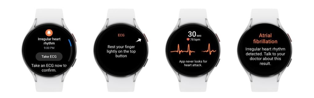 Galaxy Watch 6 heart-rate monitoring feature