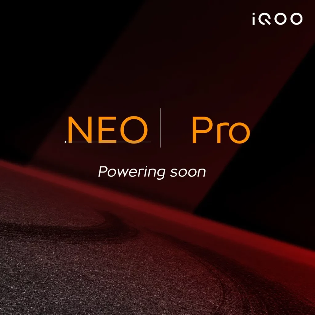 iQOO Neo 7 pro teaser leaked