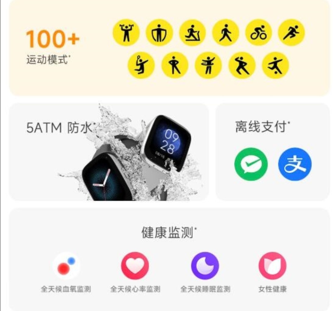 Redmi Watch 3 Lite with an Apple Watch-like 1.83" Square display ...