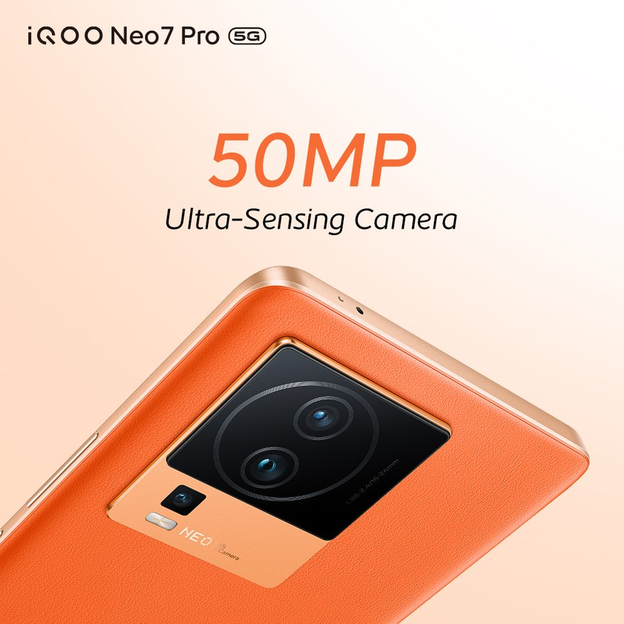 IQOO Neo 7 Pro 50MP main Camera