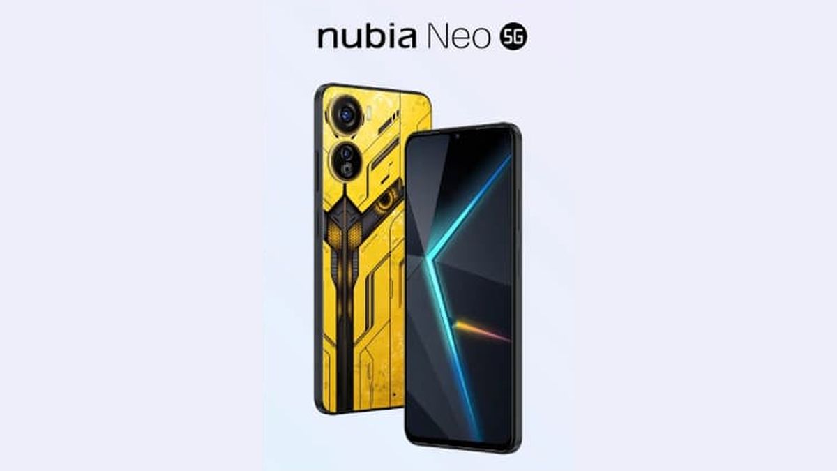 Nubia Neo 5G gaming phone launched with 120Hz display, Unisoc T820 ...
