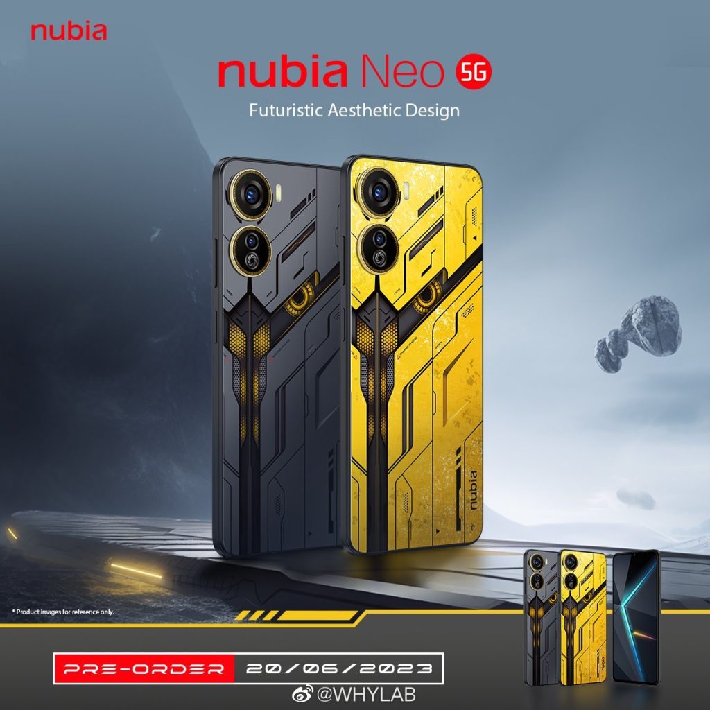 Nubia Neo 5G Gaming Smartphone Teaser