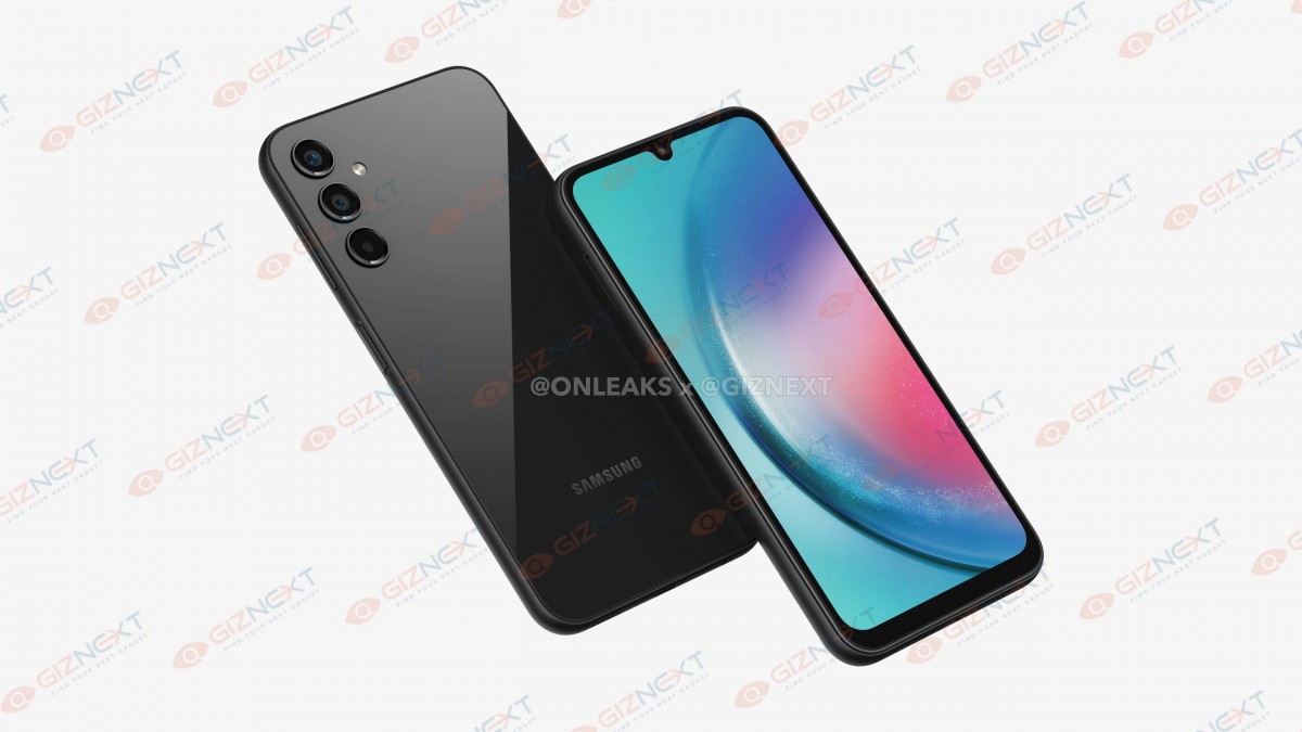 Samsung Galaxy A25 5G renders by GizNext / OnLeaks