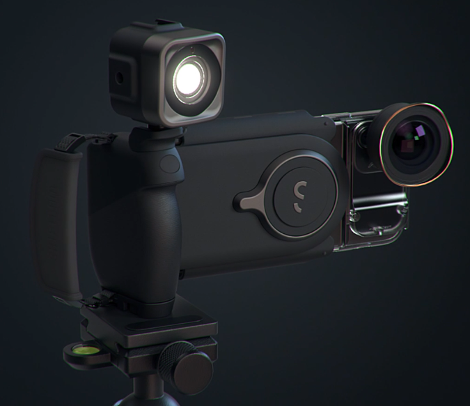 ShiftCam ProGrip Mobile Battery Grip - Wireless Shutter,  Built-in Powerbank, Qi Charging - Works