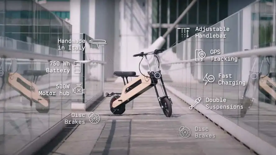 TOM folding electric scooter