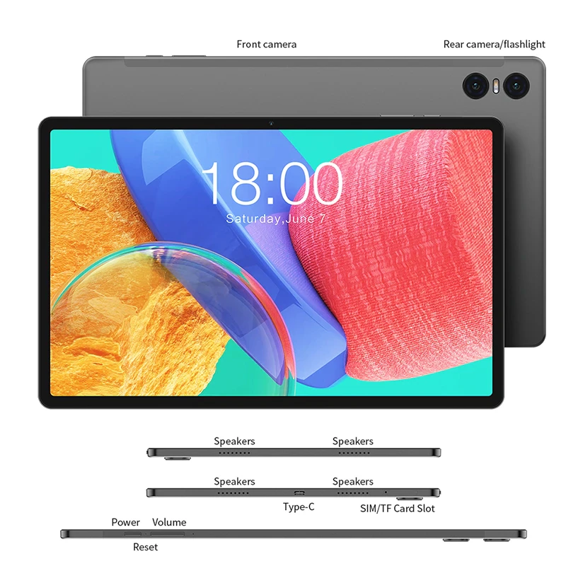 Teclast T50 Pro tablet with 11" 2K display, Helio G99 & Android 13 ...