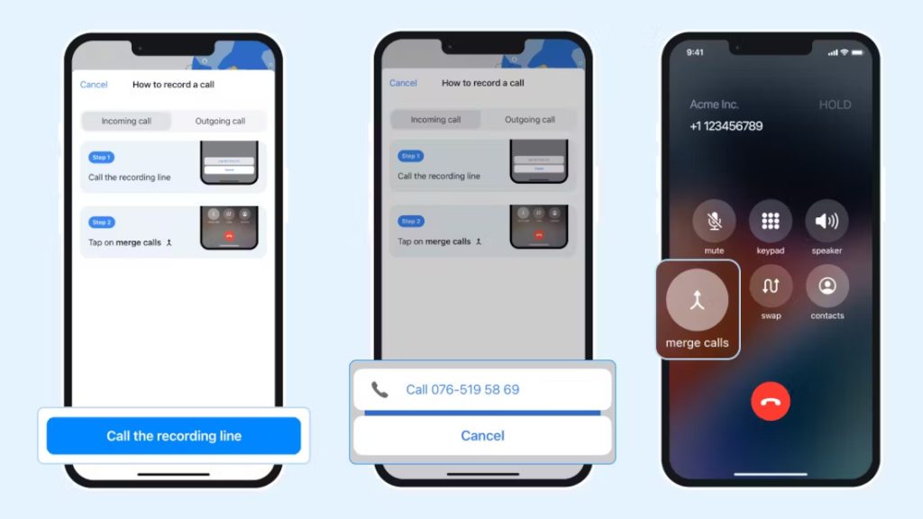 Truecaller call recording feature