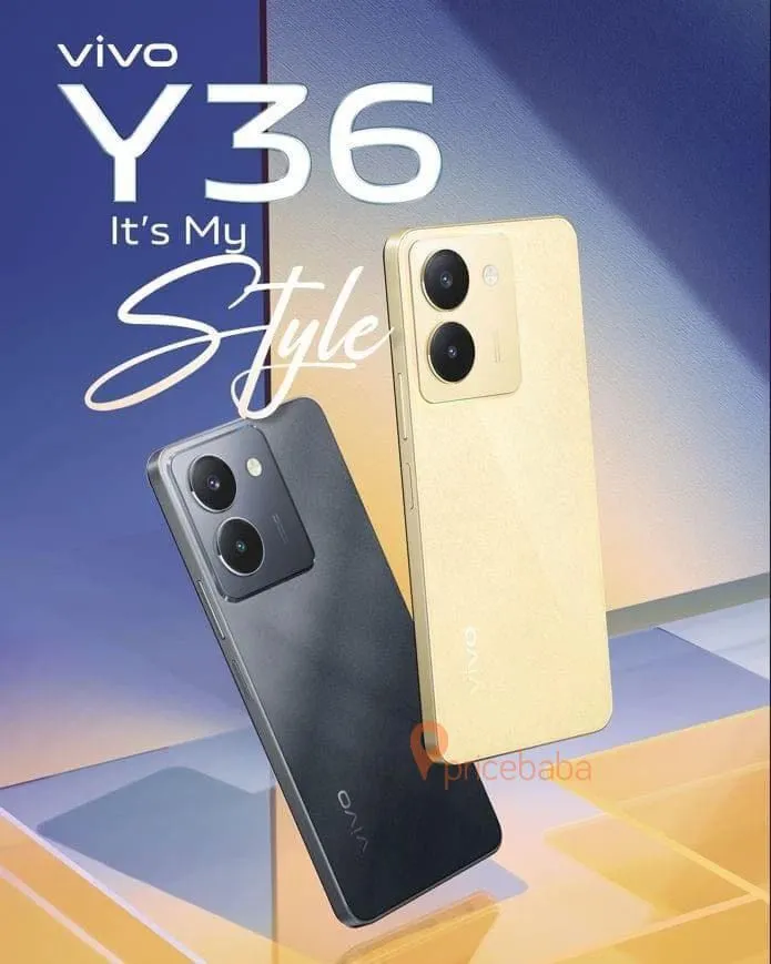 New Vivo Y36 arrives in China with downgraded specs and different design -  Gizmochina